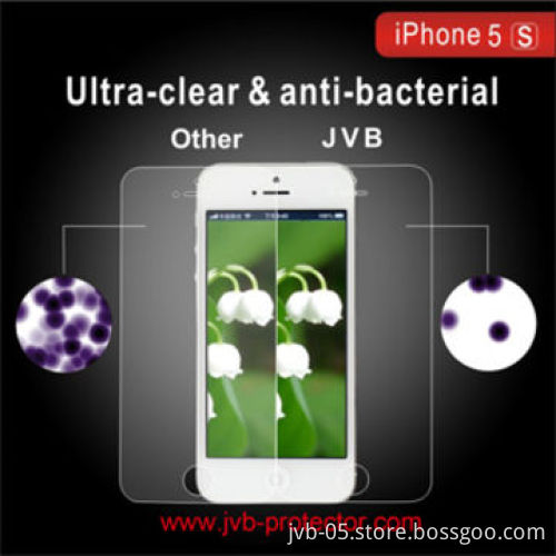 High quality screen protector for iPhone 5/5c/5s with anti-scratch & anti-bacterial